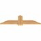 Ekena Millwork Eugene Smooth Timber Gable Bracket, Western Red Cedar, 48"W x 14"H x 1 1/2"D x 5 1/2"F, 7/12 Pitch GBW048X14X0206EUG00SWR - alternate 3